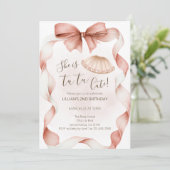 Tutu Cute Ballet Second Birthday Invitation (Debout devant)