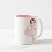 Tutu Cute (Brunette) - Mug (Devant droit)