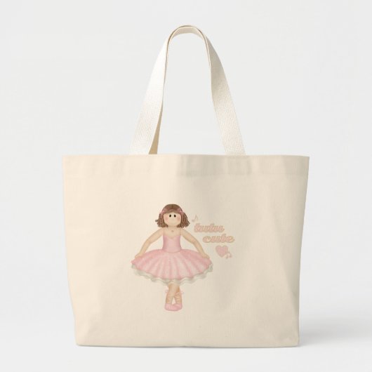Tutu Cute (Brunette) - Sac fourre-tout (Devant)