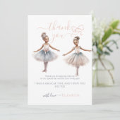 Tutu Cute Elegant Ballerina Merci d'anniversaire (Debout devant)