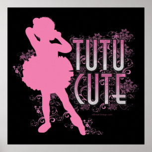 Tutu Cute (roze) Poster