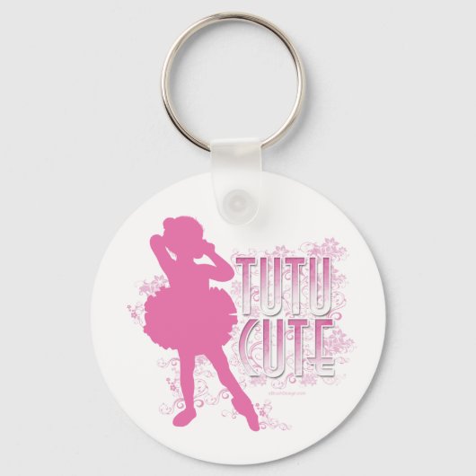 Tutu Cute (roze) Sleutelhanger (Voorkant)