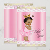 Tutu de ballerine ethnique bébé fille merci (Devant / Derrière)