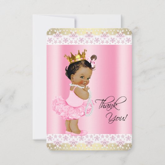 Tutu de ballerine ethnique bébé fille merci (Devant)