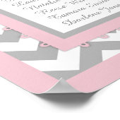 Tutu Diaper-Baby shower van tapes Poster (Hoek)