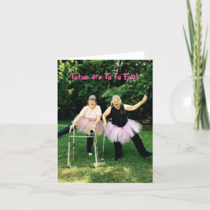 Tutu Fun voor senioren - Notitiekaarten