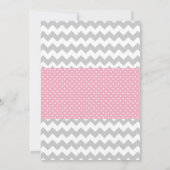 Tutu mignon - invitation de baby shower (Dos)