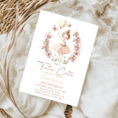 Tutu Schattig Ballet Ballerina Verjaardag Kaart