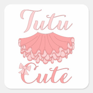 Tutu Schattige Ballet Sticker