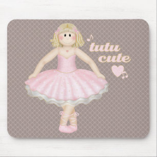 Tutu Schattige (blond) - Mousepad Muismat