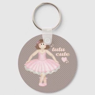 Tutu Schattige (Brunette) - Sleutelhanger