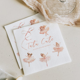 Tutu Schattigee Ballerina Verjaardag Servet
