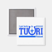 Tuuri Finland magnet - aanpasbaar Magneet (Voorkant / Achterkant)