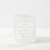 Tuurlijk als de zon een Mok van glas voor mam inst (Center)