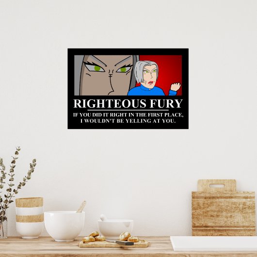 Tuurlijk oermiddel poster (Keuken)