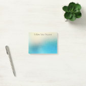Tuurquoise Witte Aqua Blauwe Zeester Strand Trouwd Post-it® Notes (Kantoor)