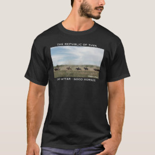 Tuva - Eki Attar Good Horses T-shirt (Lyrics in Tu
