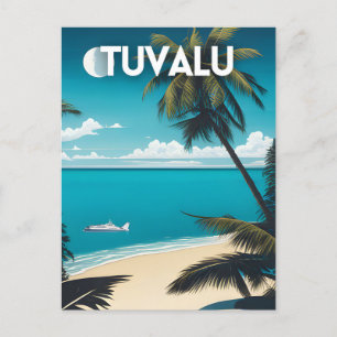 Tuvalu Beach Reizen Briefkaart