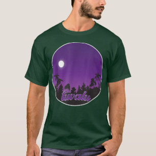 tuvalu De nuit avec T-shirt Palms