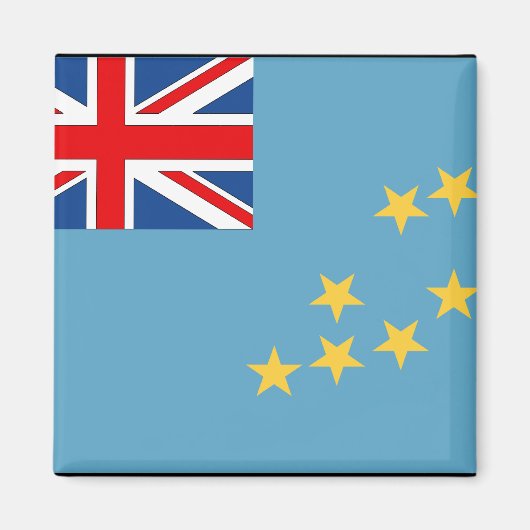 Tuvalu Flag Magneet (Voorkant)