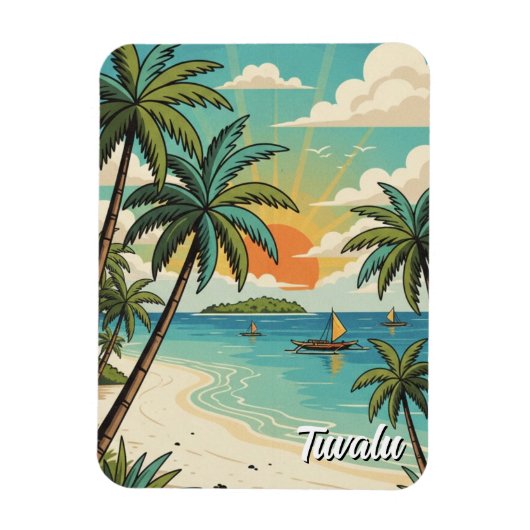 Tuvalu Magneet (Verticaal)
