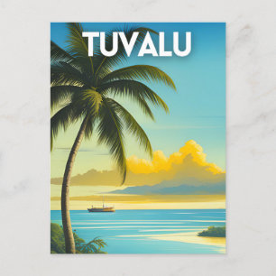 Tuvalu Travel Briefkaart