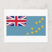 Tuvalu (Tuvaluan) Briefkaart van de vlag (Voorkant)