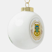 Tuvalu-wapenschild Keramische Bal Ornament (Links)