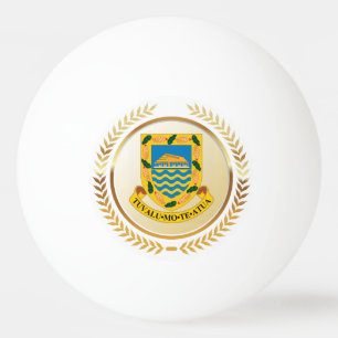 Tuvalu-wapenschild Pingpongballen