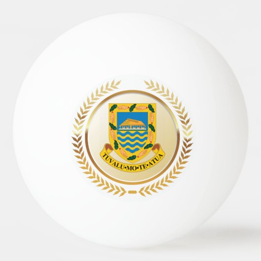Tuvalu-wapenschild Pingpongballen (Voorkant)