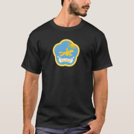 Tuvan Crest en Boeddhist Eindeloos T-shirt