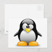 tux-1531289_640 briefkaart (Voorkant / Achterkant)