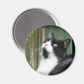 Tux - Aimant Rond De 2¼ Pouces (Recto/Verso)