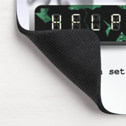 Tux antizomertijd voor daglicht Mousepad Muismat (Hoek)