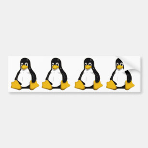 tux de linux logo pinguïn bumpersticker