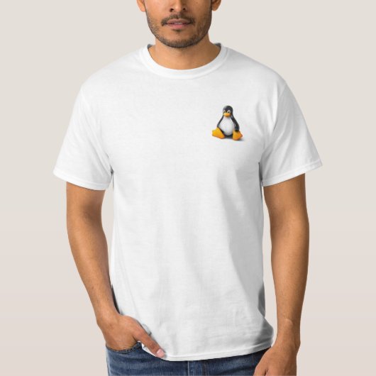 Tux Enhanced para Linuxers T-shirt (Voorkant)