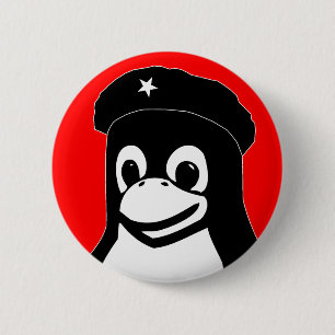 Tux Guevara Ronde Button 5,7 Cm