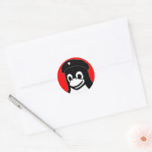Tux Guevara Ronde Sticker (Envelop)