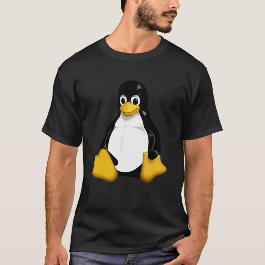Tux Linux Penguin T-shirt (Voorkant)