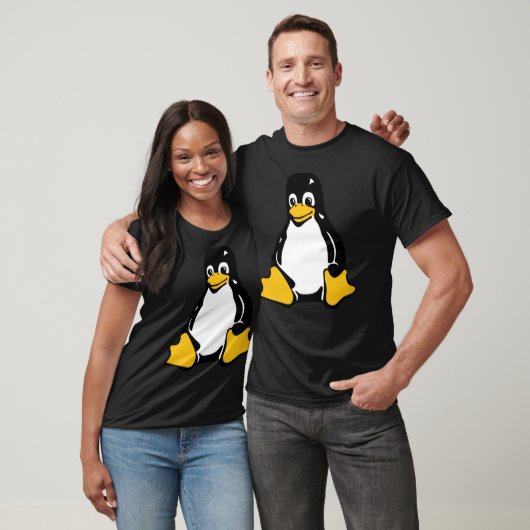 Tux Mascot T-Shirt Penguin Linux Classic T-Sh (Unisex)