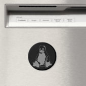 Tux Penguin - (Linux, Open Source, Copyleft, FSF) Magneet (Insitu (Vaatwasser))