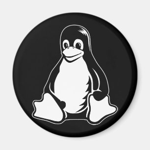 Tux Penguin - (Linux, Open Source, Copyleft, FSF) Magneet