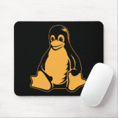 Tux Penguin - (Linux, Open Source, Copyleft, FSF) Muismat (Met muis)