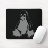Tux Penguin - (Linux, Open Source, Copyleft, FSF) Muismat (Met muis)