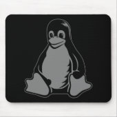 Tux Penguin - (Linux, Open Source, Copyleft, FSF) Muismat (Voorkant)