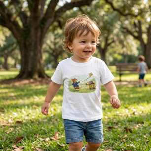 Tux & Twitch Weide Kite Avontuur Kinder Shirts