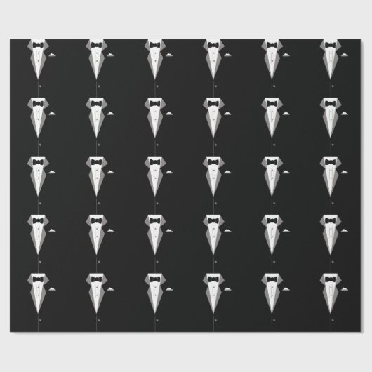 Tuxedo Art Cadeaupapier (Vlak)