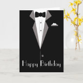 Tuxedo Art Kaart (Gele Bloem)