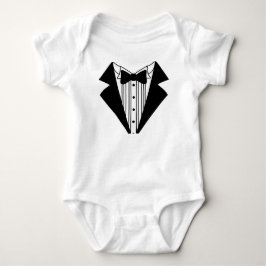 Tuxedo Baby creeper Romper