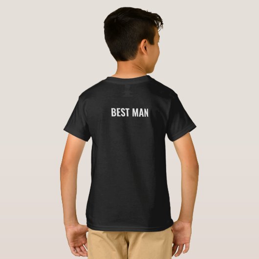 Tuxedo Black and white T-Shirt (Achterkant volledig)